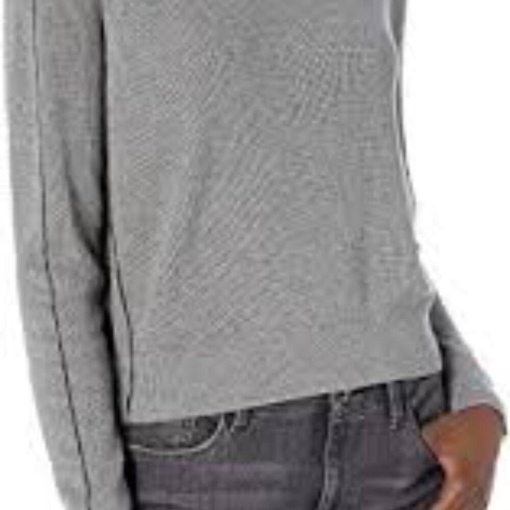 Splendid Women's Long Sleeve Cashmere Blend Pullover Popstitch Sweater - Picture 4 of 8